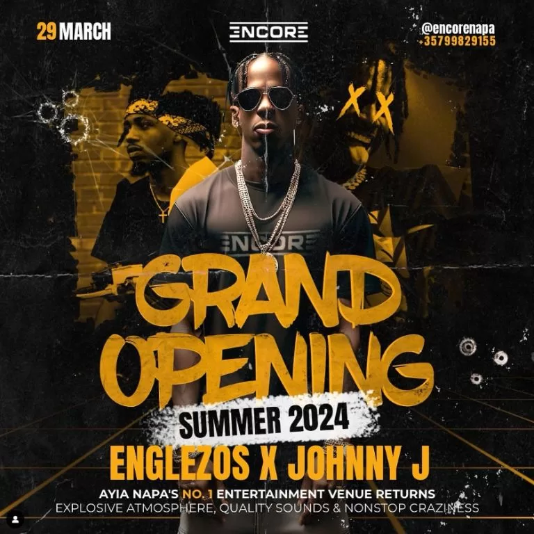 Details about Encore NightClub Ayia Napa 2024 opening date and party.